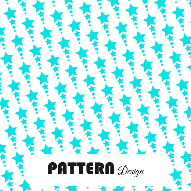 Diseño de patrón abstracto con estrella