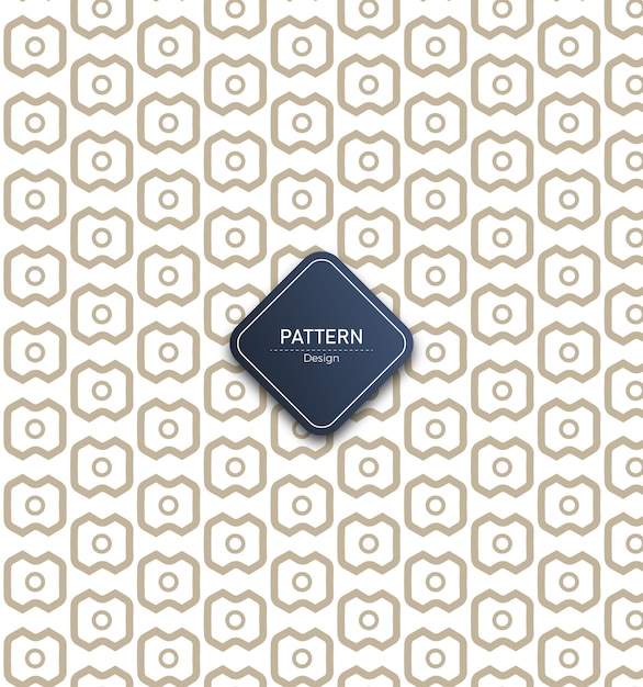 Diseño de patrón abstracto con fondo dorado