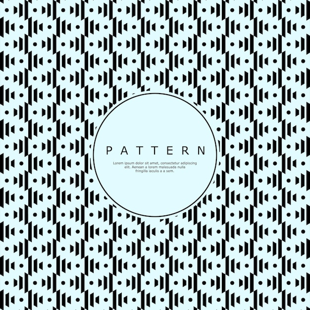 Diseño de patrón abstracto de rayas de puntos de línea geométrica
