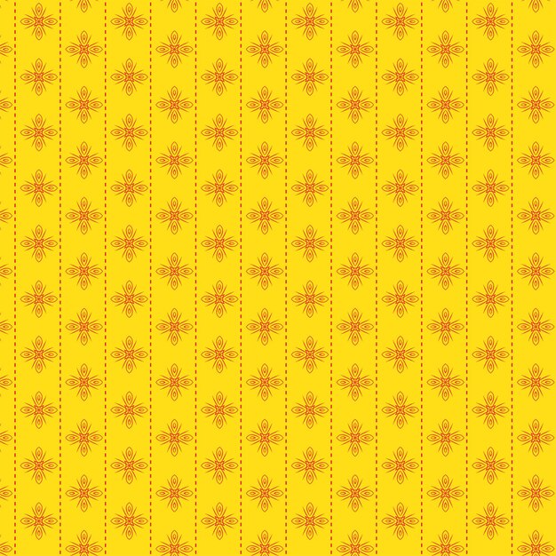 Diseño de patrón amarillo geométrico sin costuras para impresión de telas