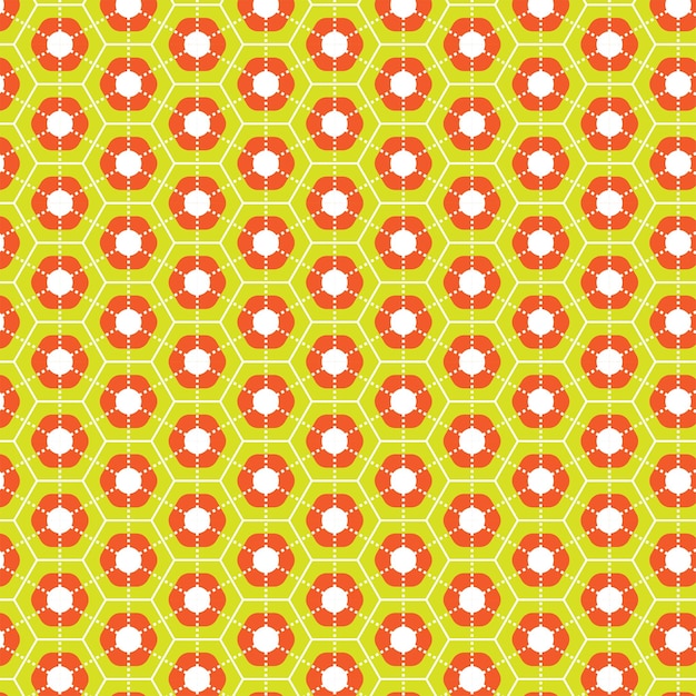 Diseño de patrón amarillo geométrico sin costuras para impresión de telas