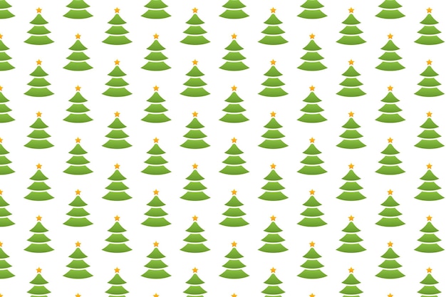 Diseño de patrón de árbol de navidad y arte de papel tapiz vector gratuito