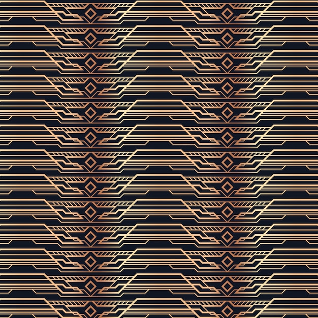 Diseño de patrón art déco