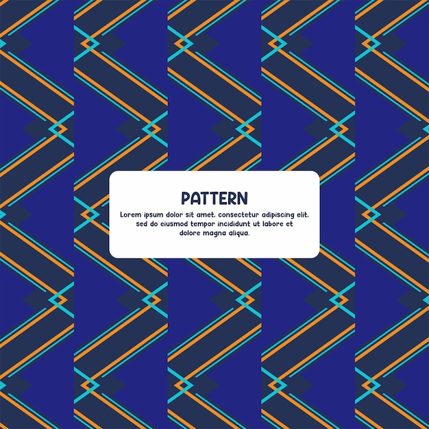 Diseño de patrón azul geométrico