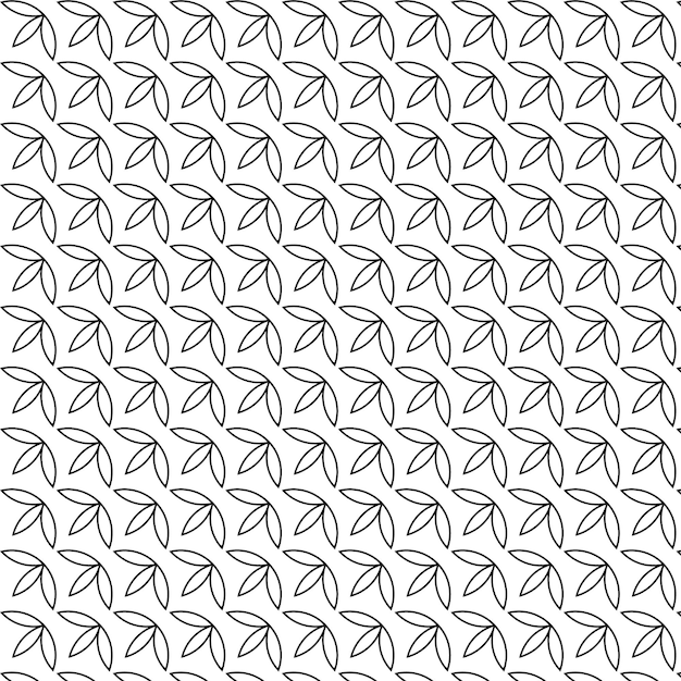 Un diseño de patrón en blanco y negro