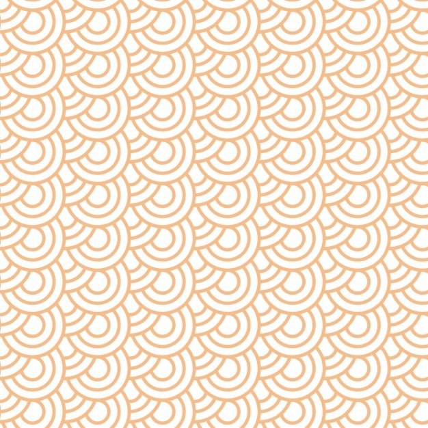Diseño de patrón de círculos naranjas