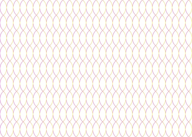 Diseño de patrón de color gradiente de elipses en fondo blanco
