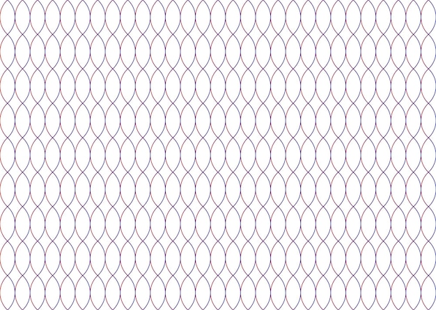 Diseño de patrón de color gradiente de elipses en fondo blanco