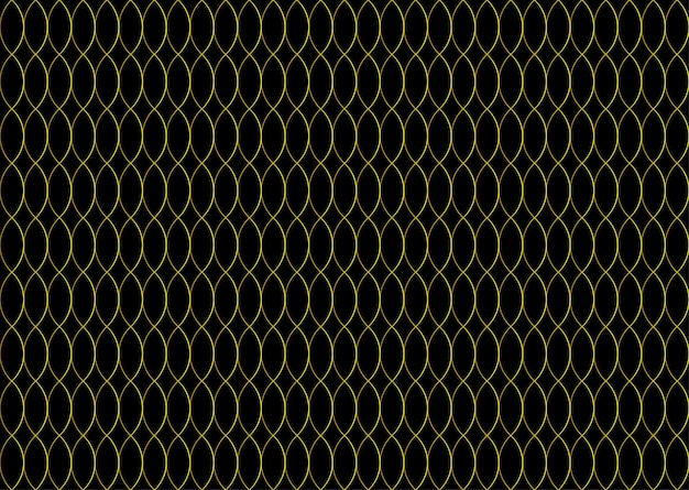 Diseño de patrón de color gradiente de elipses en fondo negro