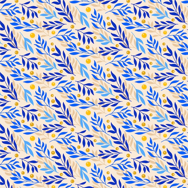 Diseño de patrón de colores a/w dibujado a mano