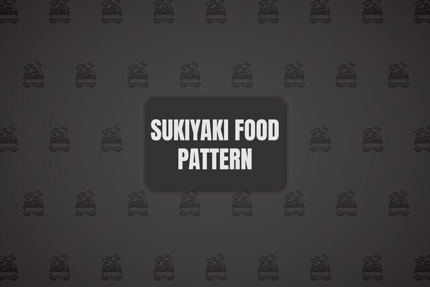 Diseño de patrón de comida asiática
