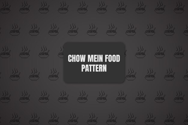 Diseño de patrón de comida asiática