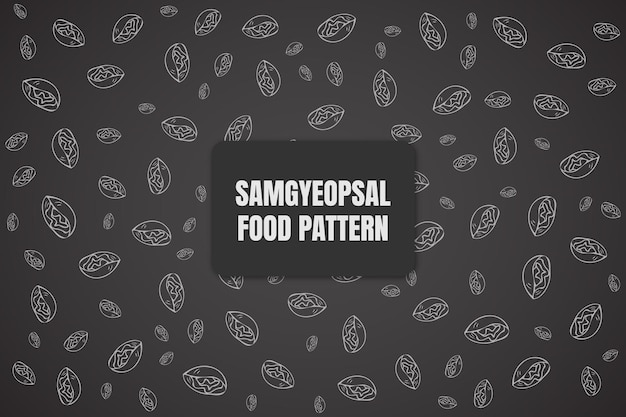 Diseño de patrón de comida asiática