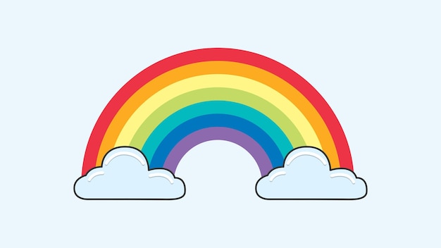El diseño del patrón sin costuras del arco iris