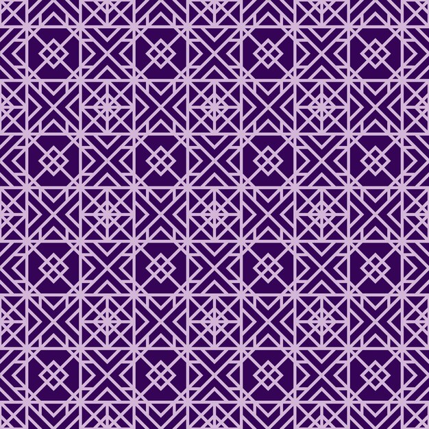 diseño de patrón sin costuras de arte de línea simple