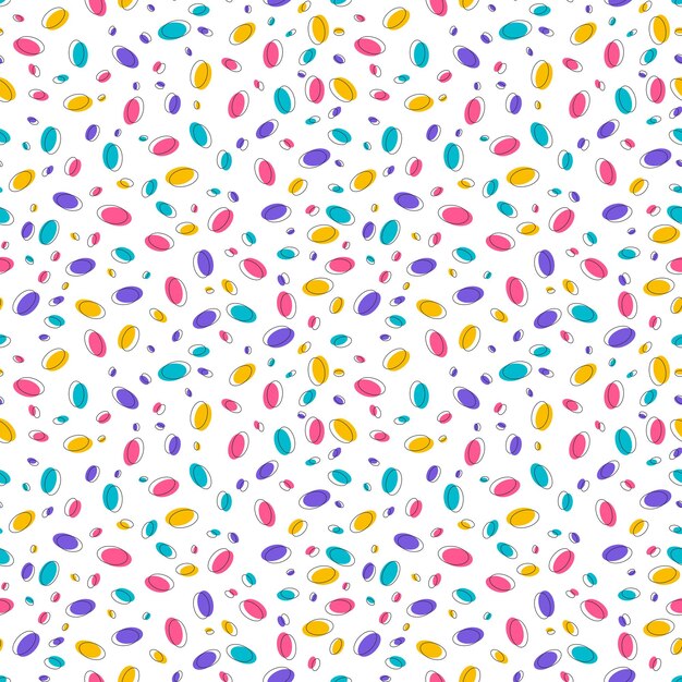 Diseño de patrón sin costuras de formas orgánicas para estampados de tela papel tapiz de patrón de mosaico