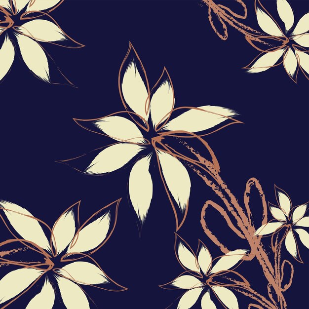 Un diseño de patrón sin costuras para textiles de moda gráficos ropa textil y modas deign