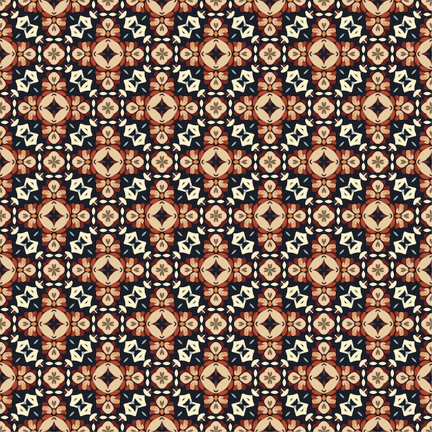 Diseño de patrón de damasco colorido fondo minimalista