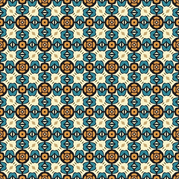 Diseño de patrón de damasco colorido fondo minimalista