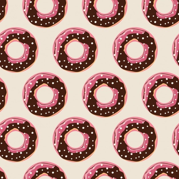 Diseño de patrón de donuts