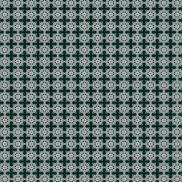 diseño de patrón de Eid Mubarak decorativo de creciente vectorial libre