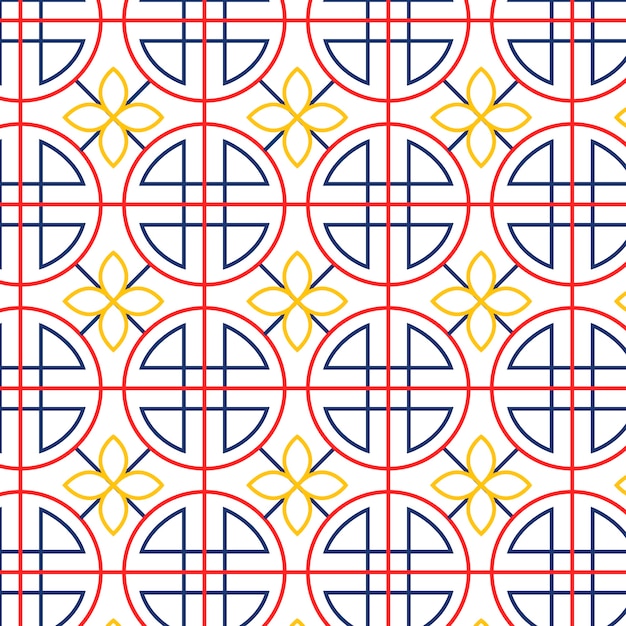 diseño de patrón de estilo coreano