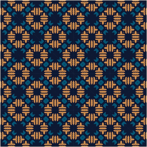 Diseño de patrón étnico estilo minimalista.