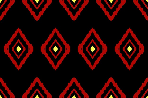 diseño de patrón étnico geométrico ikat estilo de patrón etnico ikat