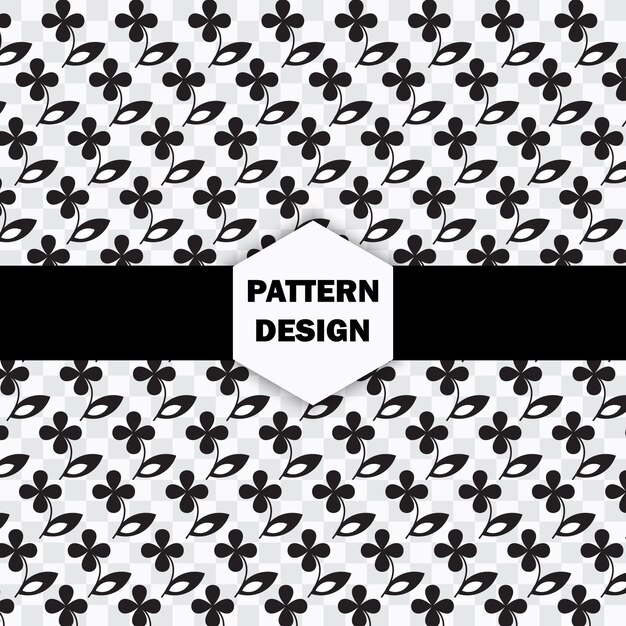 Diseño de patrón floral Diseño de patrón de líneas abstractas