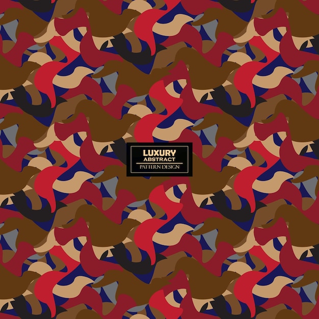 diseño de patrón floral de lujo sin costura abstracto moderno