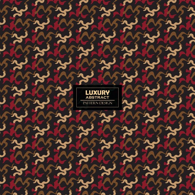 diseño de patrón floral de lujo sin costura abstracto moderno
