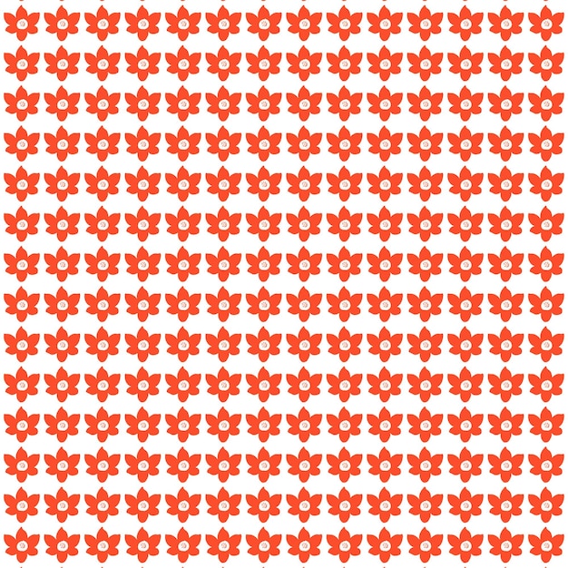 Diseño de patrón floral vectorial