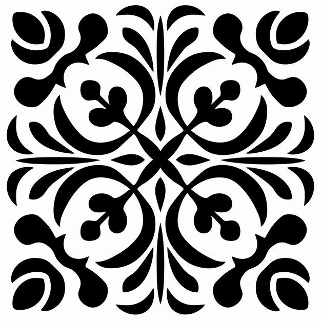 Diseño de patrón floral vibrante Ilustración de vector transparente
