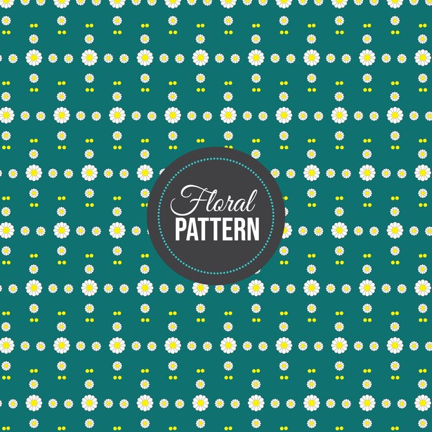 diseño de patrón floral