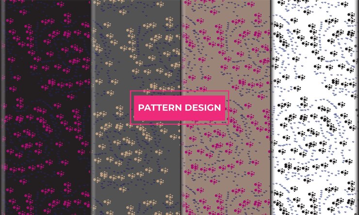 Diseño de patrón floral