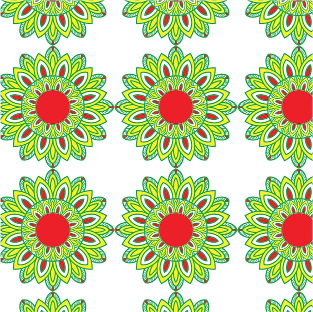 diseño de patrón floral