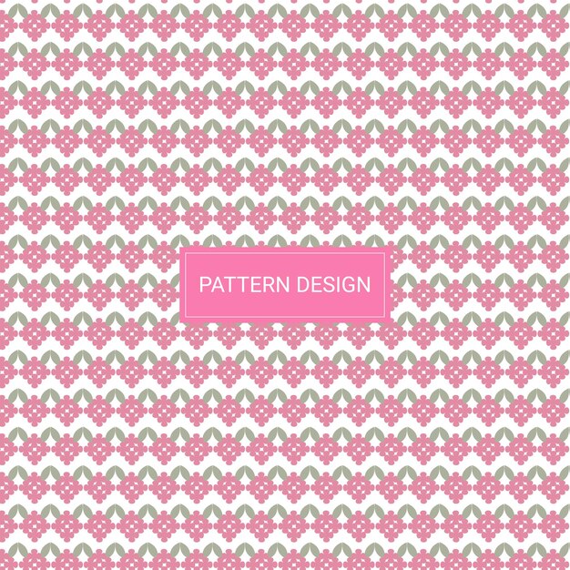 Diseño de patrón floral