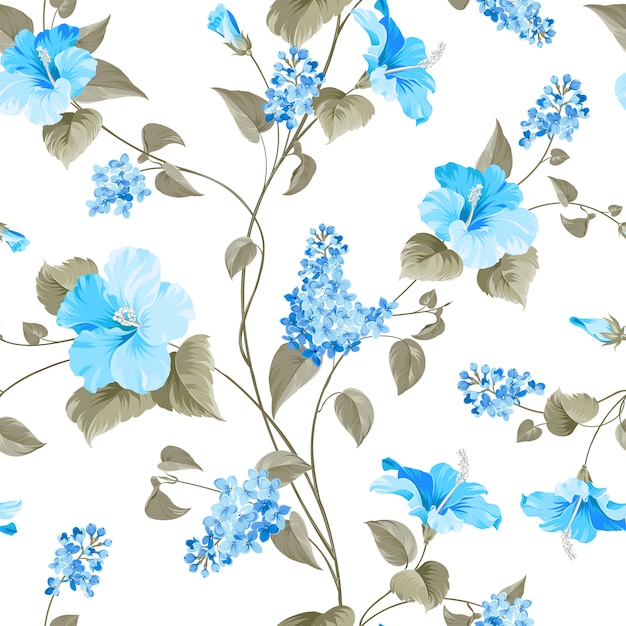 Diseño de patrón floral