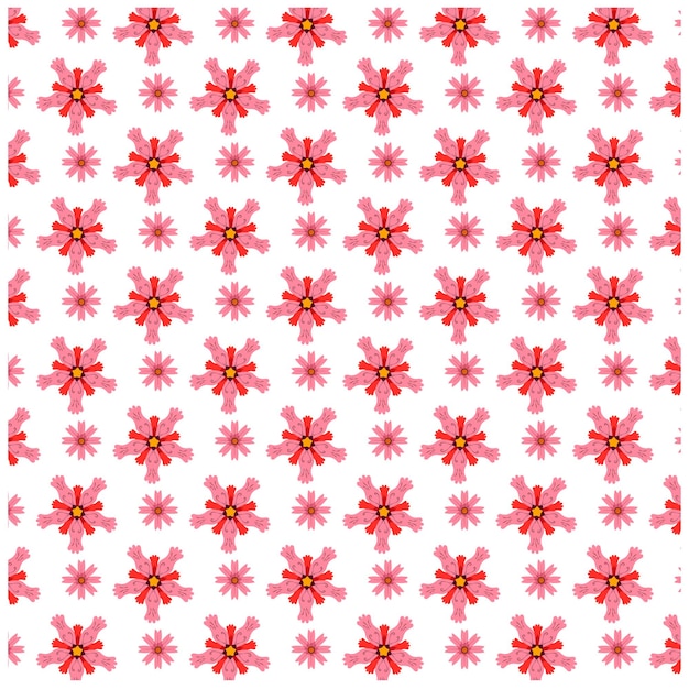 Diseño de patrón floral