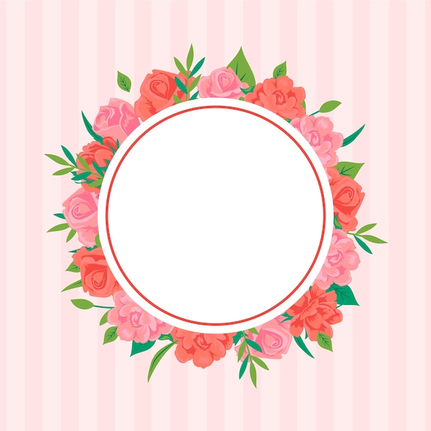 Diseño de patrón floral