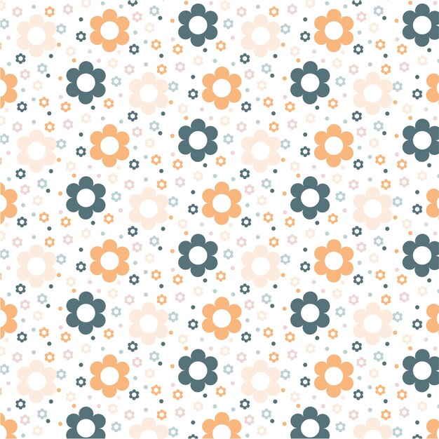 Diseño de patrón de flores