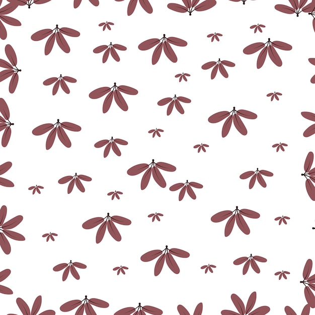 Diseño de patrón de flores