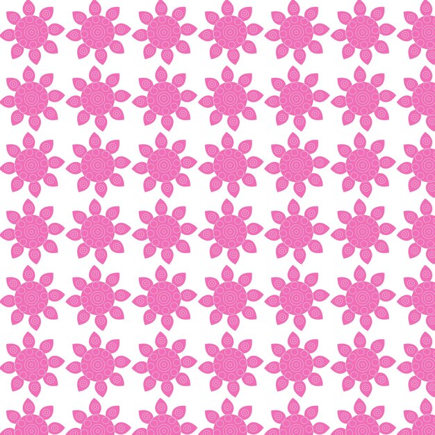 diseño de patrón de flores
