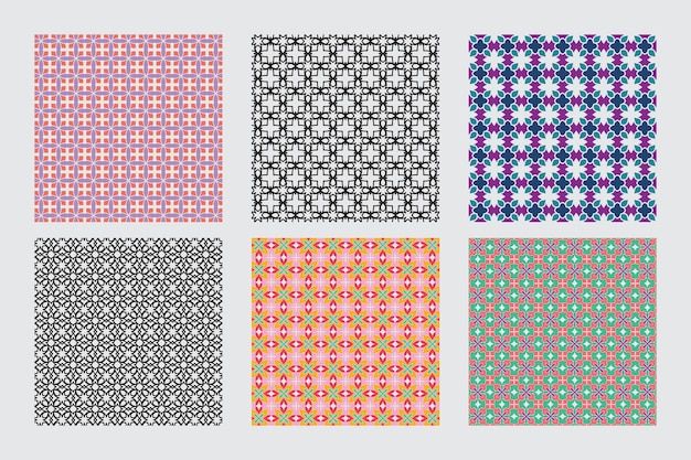 Diseño de patrón de fondo para colorear geométrico abstracto