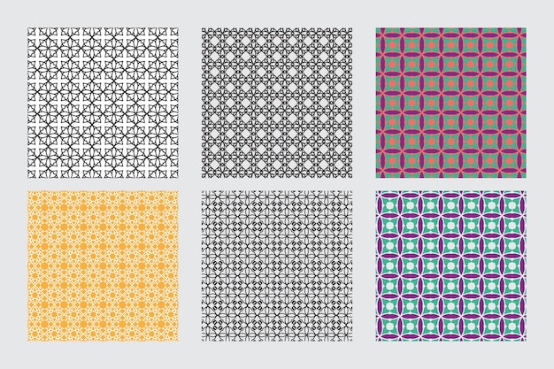 Diseño de patrón de fondo para colorear geométrico abstracto