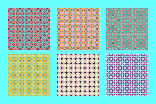 Diseño de patrón de fondo para colorear geométrico abstracto
