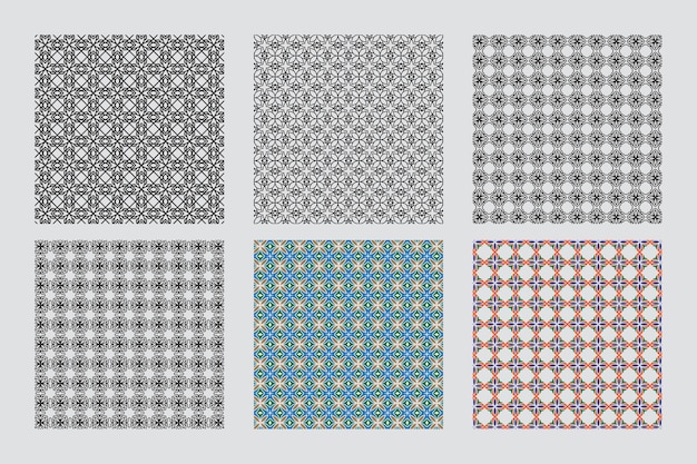 Diseño de patrón de fondo para colorear geométrico abstracto