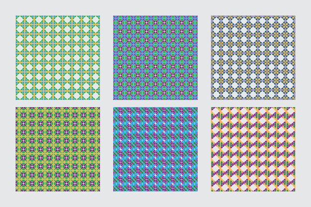 Diseño de patrón de fondo para colorear geométrico abstracto