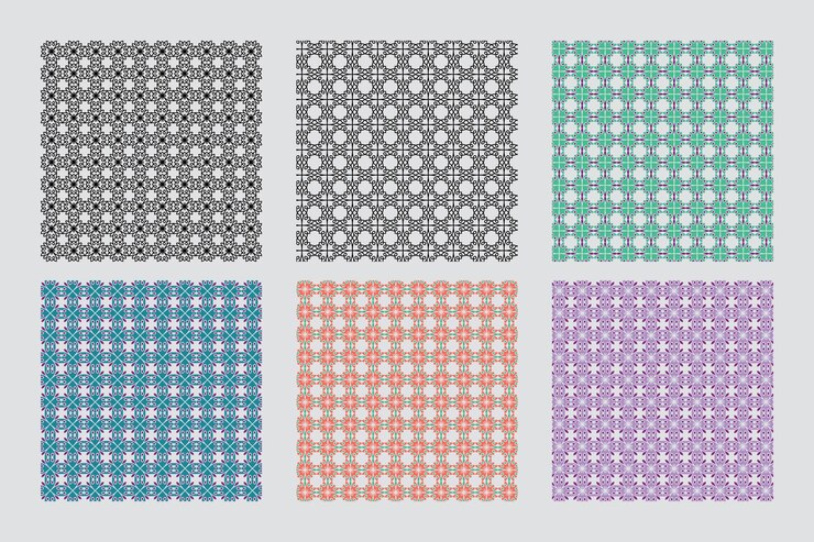 Diseño de patrón de fondo para colorear geométrico abstracto