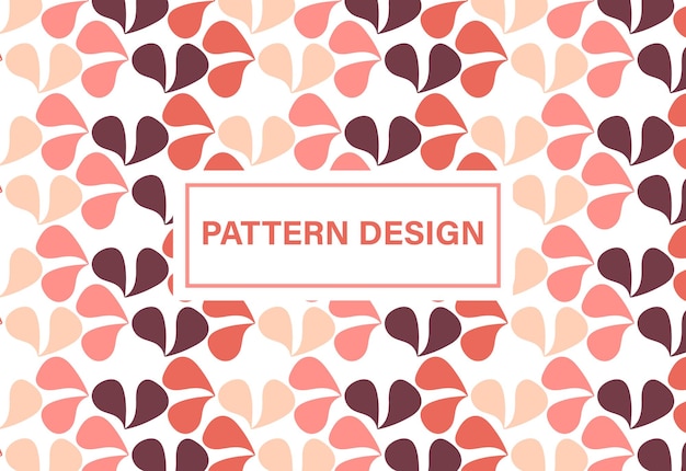 Diseño de patrón de fondo elegante floral patrón sin costuras